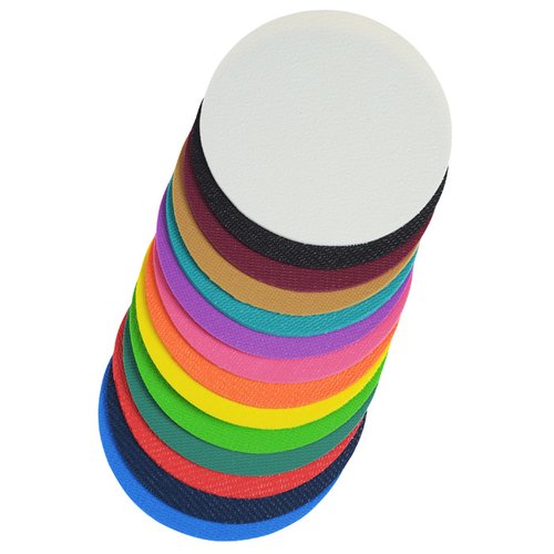 Additional Image 1 - a stack of colorful round objects
