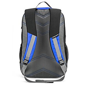 Additional Image 3 - a black and blue backpack