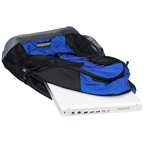 Additional Image 1 - a blue and black backpack