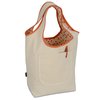 View Image 2 of 3 of Inspirations Reversible Cotton Tote - Watermelon - Emb