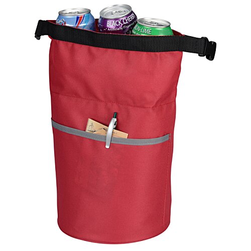 Additional Image 1 - a red bag with a zipper