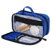 Additional Image 3 - a blue lunch bag with a zipper