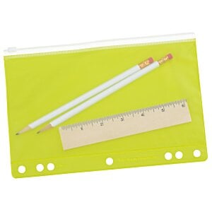 Additional Image 1 - a yellow plastic board with a ruler and pencils