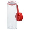 View Image 3 of 3 of Clear Impact Flair Bottle with Tethered Lid - 26 oz.