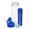 View Image 4 of 4 of Clear Impact Infuser Flair Bottle with Flip Carry Lid - 26 oz.
