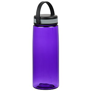 Additional Image 1 - a purple water bottle with a black handle