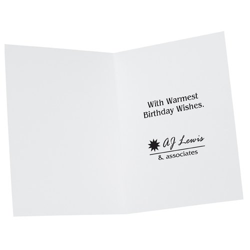 Additional Image 4 - a white folded paper with black text