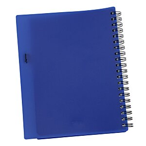 Additional Image 2 - a blue notebook with a spiral bound