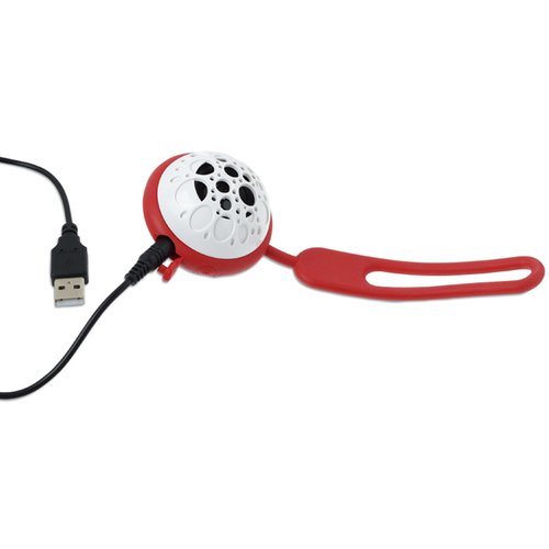Additional Image 3 - a red and black headphones