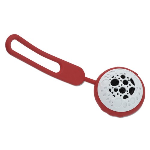 Additional Image 5 - a red and white object with a black design