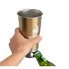 View Image 2 of 3 of Stainless Brew Cup with Openers - 16 oz.