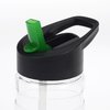 View Image 3 of 3 of Clear Impact Line Up Bottle with Two-Tone Flip Straw Lid - 20 oz.