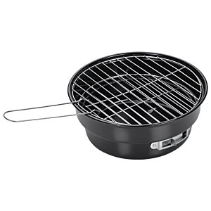 Additional Image 3 - a black round metal pan with a handle