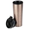 a stainless steel travel mug