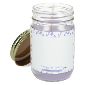 Additional Image 1 - a clear jar with a lid