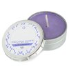 View Image 2 of 2 of Zen Candle in Small Silver Push Tin - Tranquility