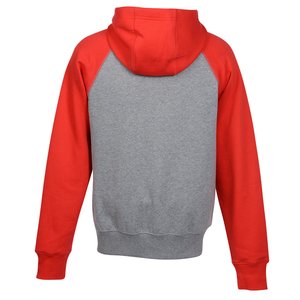 Additional Image 1 - a red and grey hoodie