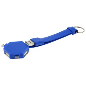 Additional Image 1 - a blue plastic wrist strap