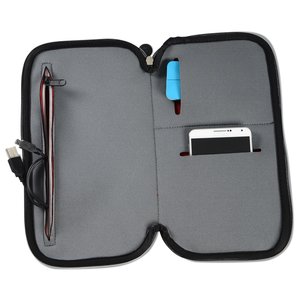 Additional Image 2 - a black case with a pen and a blue pen