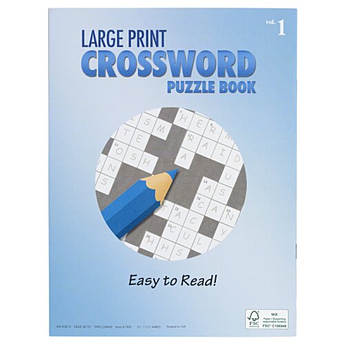 Additional Image 2 - a blue and white crossword puzzle