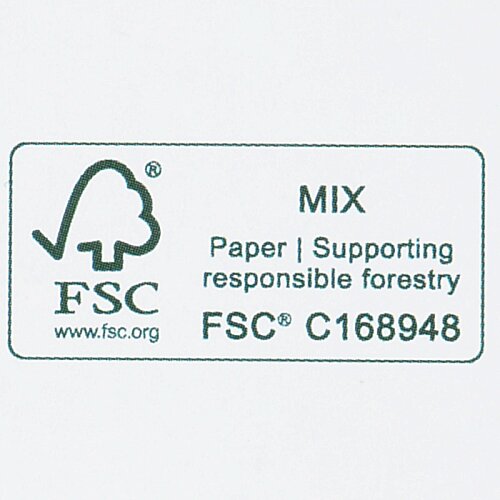 Additional Image 3 - a white and green label with a tree and numbers