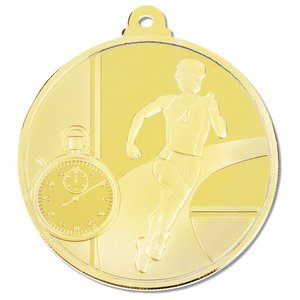 Additional Image 1 - a medal with a person running