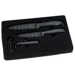 Additional Image 2 - a set of knives in a black case