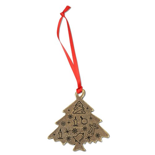 Additional Image 2 - a small metal christmas tree ornament