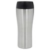 Additional Image 2 - a silver and black tumbler