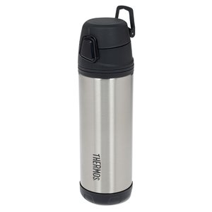 Additional Image 1 - a silver and black water bottle