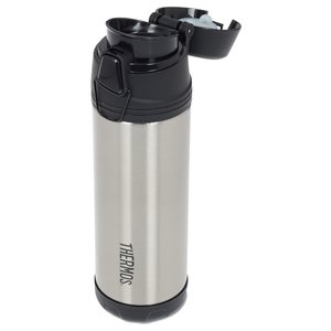 Additional Image 2 - a silver and black water bottle