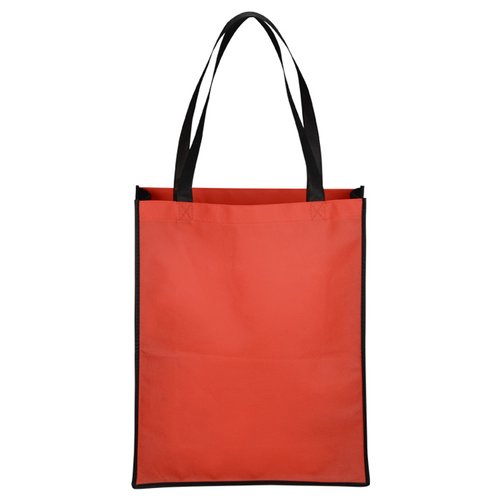 Additional Image 1 - a red bag with black handles