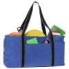 View Image 3 of 6 of Front Pocket Heathered Utility Tote