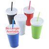 View Image 3 of 3 of Reusable Party Tumbler with Straw - 20oz.- Closeout