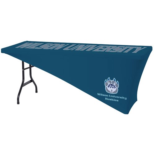 Additional Image 2 - a blue table with a white logo