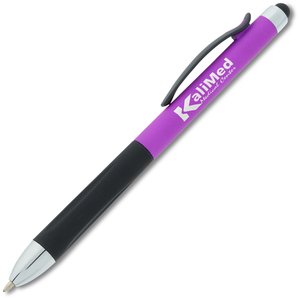 Additional Image 3 - a purple pen with a black cap