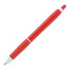 a red pen with white cap