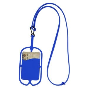 Additional Image 4 - a blue lanyard with a blue strap