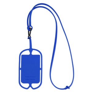 Additional Image 2 - a blue lanyard with a rectangular object