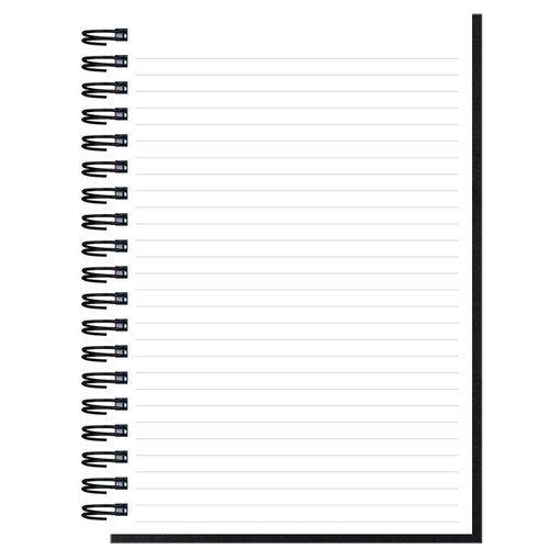 Additional Image 1 - a spiral bound notebook with a white cover