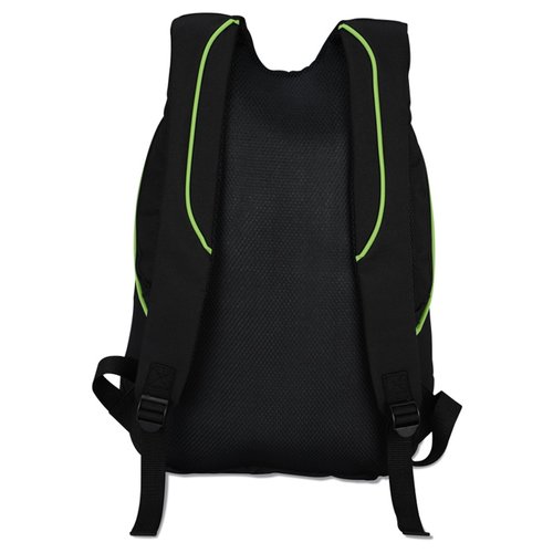 Additional Image 1 - a black backpack with a yellow stripe