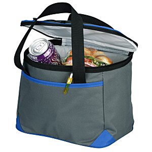 Additional Image 1 - a grey and blue cooler bag