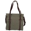 View Image 4 of 5 of Leather Accent Relaxed Carry All Bag