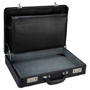 Additional Image 2 - a black briefcase with a black cover