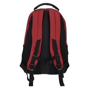 Additional Image 3 - a red and black backpack