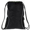 a black backpack with straps