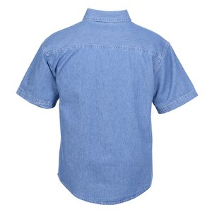Additional Image 2 - a blue shirt with a white background