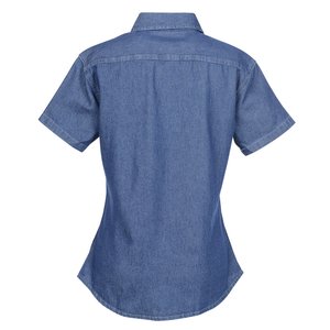 Additional Image 2 - a blue shirt on a white background