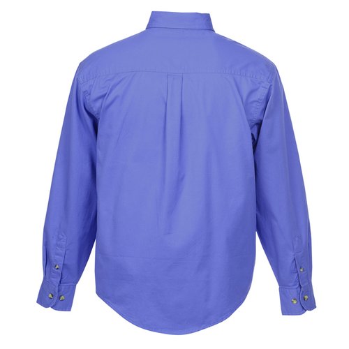 Additional Image 2 - a blue shirt with a white background