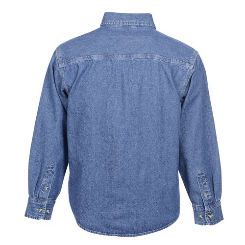 Additional Image 2 - a blue shirt with a white background